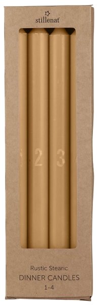 Adventné sviečky 1-4 Honey – set 4 ks
