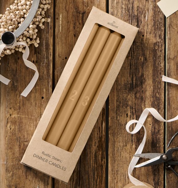Adventné sviečky 1-4 Honey – set 4 ks
