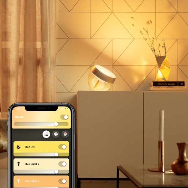 Philips - LED RGB Stmievateľná stolná lampaHue IRIS LED/8,2W/230V zlatá