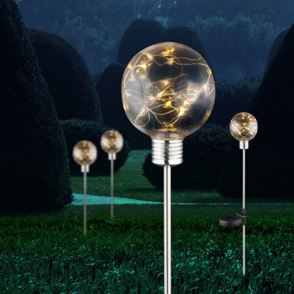 Globo 33802-12 - LED solárne svietidlo LED/0,06W/3,2V IP44