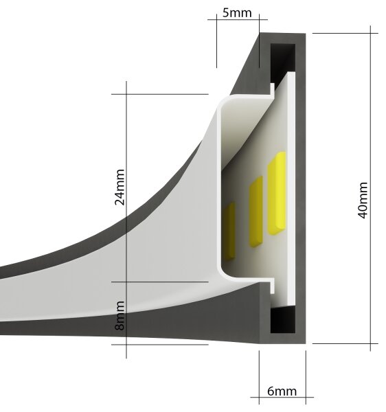 Thoro TH.175 - LED Luster na lanku RIO LED/50W/230V CRI90 3000K pr. 78 cm zlatá