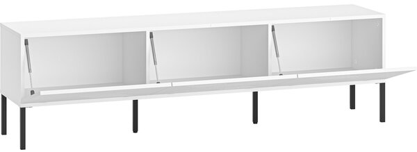 MEBLINE Komoda RTV RING 04 biela