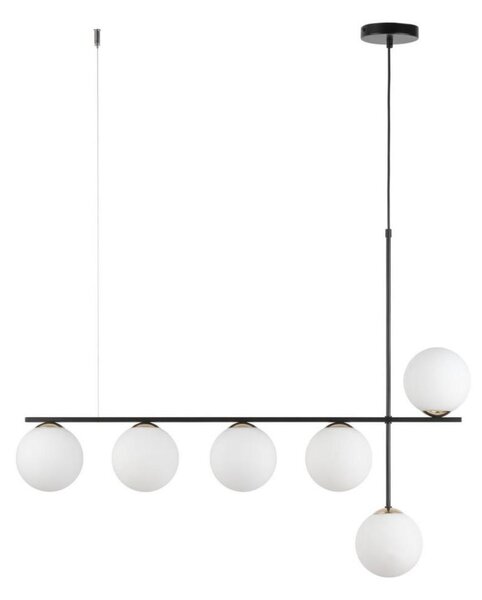 Luster na lanku SILIA 6xG9/12W/230V čierna