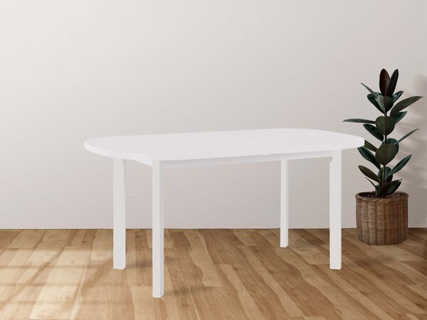 Rozkladací jedálenský stôl Wenera 1P 160-200x80 - biela