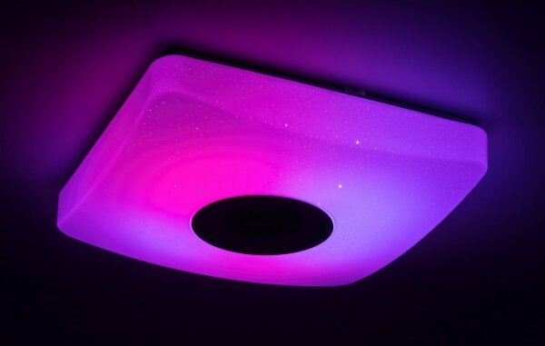 Rabalux - LED RGB Stmievateľné stropné svietidlo s reproduktorom LED/18W/230V + DO