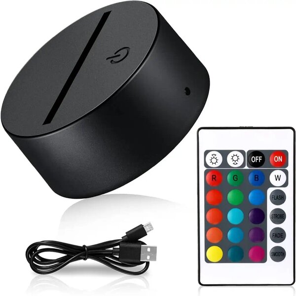 3Dmix 3DL-BSC028 – 3D LED nočná lampa - Mickey Mouse (Miki Maus)