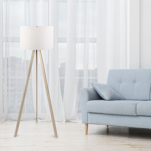 ASIR Stojacia lampa AYD-1523 biely dub