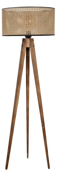 ASIR Stojacia lampa TRIPOD hnedá