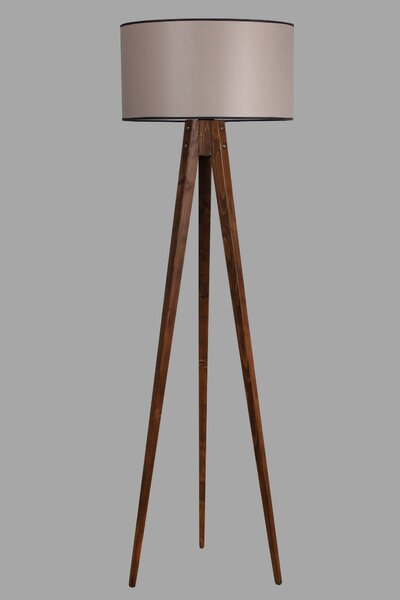 ASIR Stojacia lampa TRIPOD orech