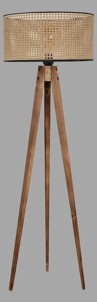 ASIR Stojacia lampa TRIPOD hnedá