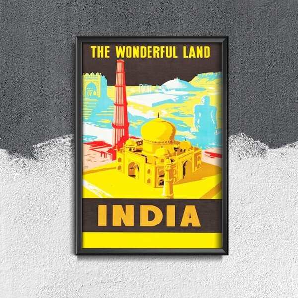 Vintage plagát Vintage plagát India Wonderland