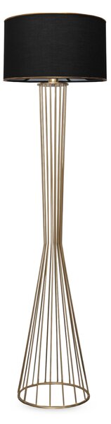 ASIR Stojacia lampa AYD-3078 čierna zlatá