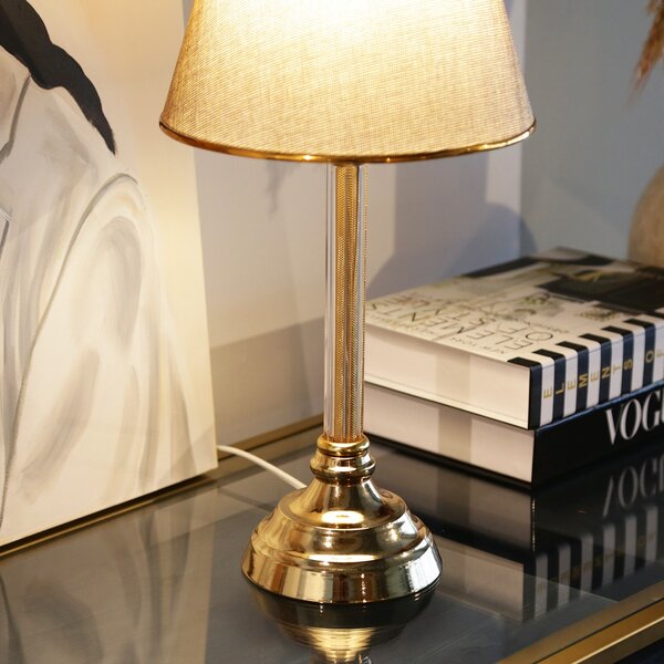 ASIR Stolná lampa AYD-2982 béžová
