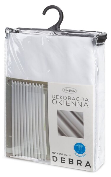 ZÁCLONA NA KRÚŽKOCH DEBRA 300 CM X 250 CM BIELA BS