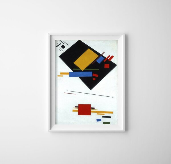 Retro plagát Retro plagát Suprematizmus Kazimír Malevič