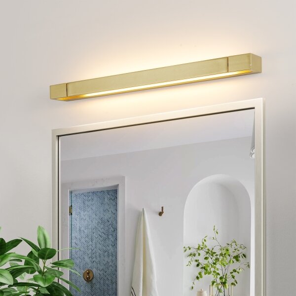 Brilagi-LED Kúpeľňové osvetlenie zrkadla AQUA LINE LED/18W/230V 60 cm IP44 zlaté
