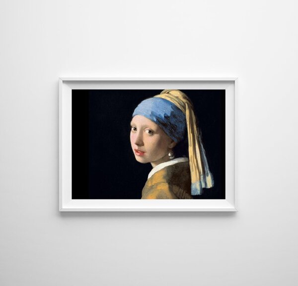 Plagát Plagát Dievča s perlou od Johannesa Vermeera