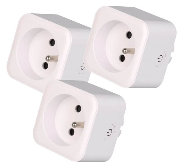 Immax NEO 07762C - SADA 3x Inteligentná zásuvka NEO LITE 3680W/230V/16A Wi-Fi Tuya