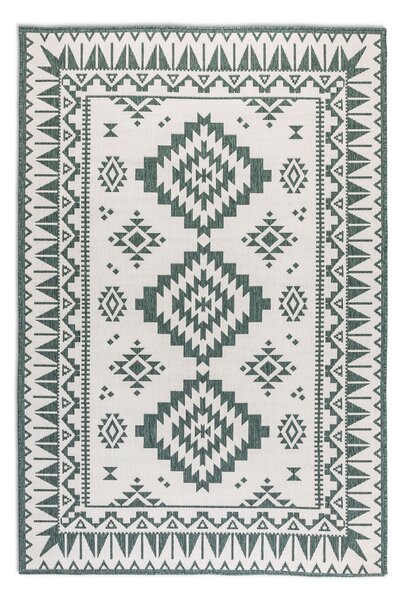 ELLE Decoration , Kusový koberec Gemini 106020 Green z kolekcie Elle – na von aj na doma, 80x150, zelená, chodba / predsieň