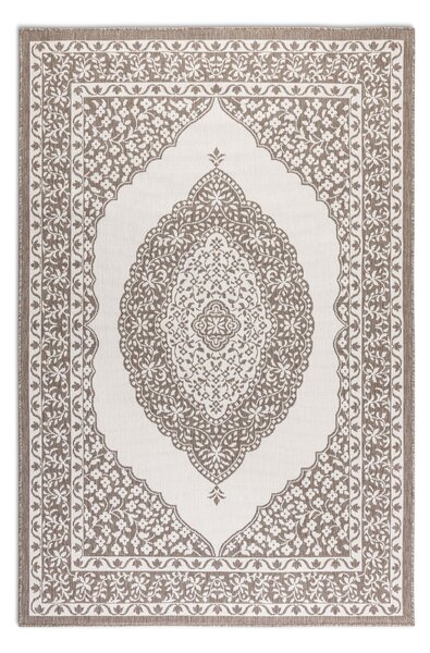 ELLE Decoration , Kusový koberec Gemini 106026 Linen z kolekcie Elle – na von aj na doma, 80x150, béžová, chodba / predsieň