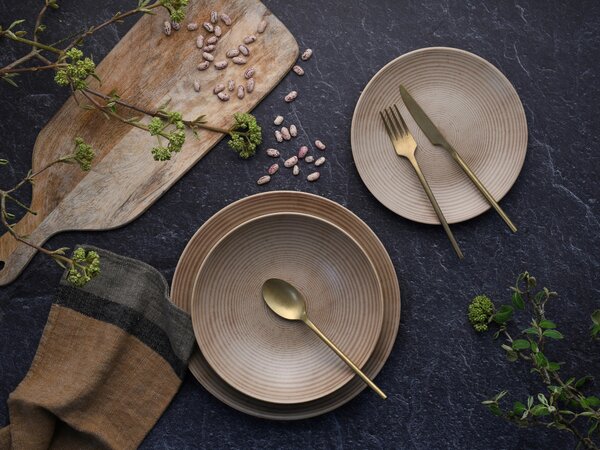 KOMBINOVANÝ SERVIS, 16-dielne, kamenina Creatable - Online Only bytové doplnky, Online Only