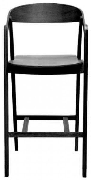 Stima Barová stolička GURU Home 63cm prírodný dub Vyberte variant ->: Čierna
