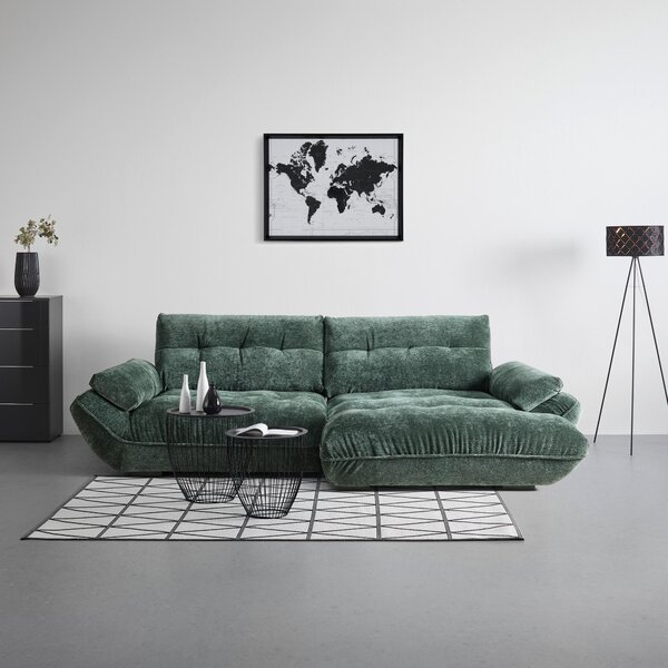 SEDACIA SÚPRAVA, textil, tmavozelená - Sedačky