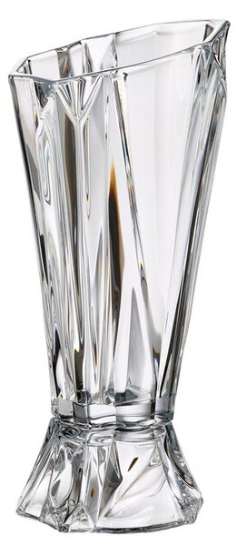 KRIŠTÁĽOVÁ VÁZA BOHEMIA ENIGMA NA NOHE 380MM