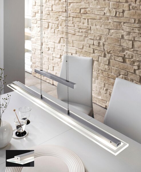 ZÁVESNÉ LED SVIETIDLO, 88/9/80-150 cm - Interiérové svietidlá