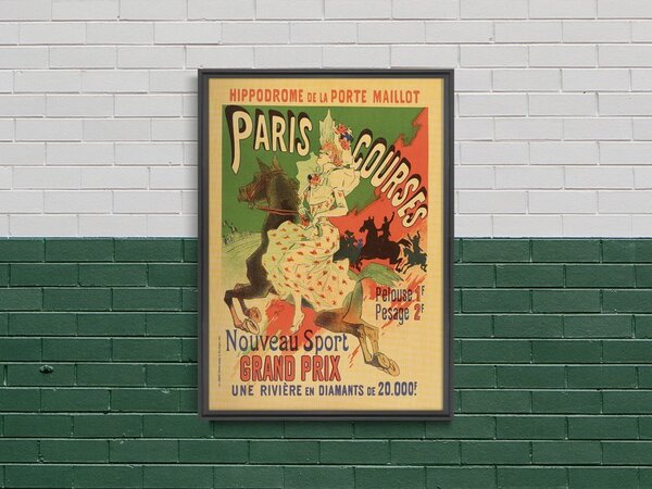 Plagát Plagát Hipodróm de la Porte Maillot, kurzy Paríž
