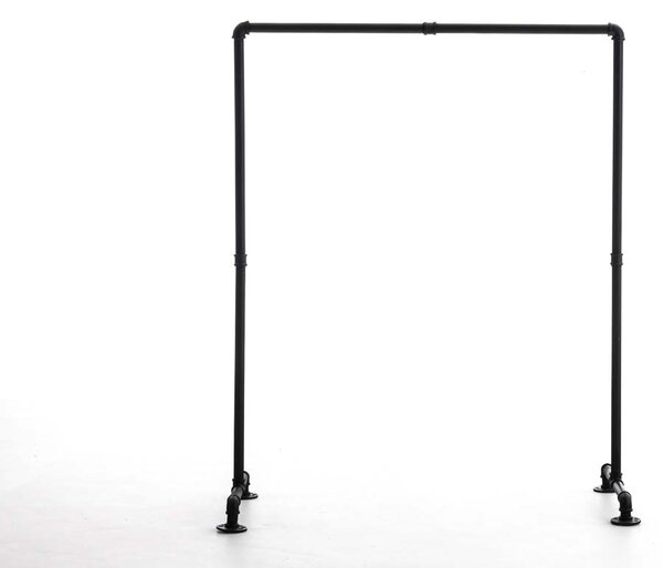 Vešiakový stojan Jersey 161760901 - 55x120x150 v industriálnom štýle - Čierna