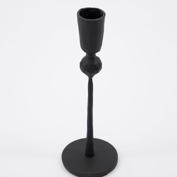 Kovový svietnik Trivo Black – small