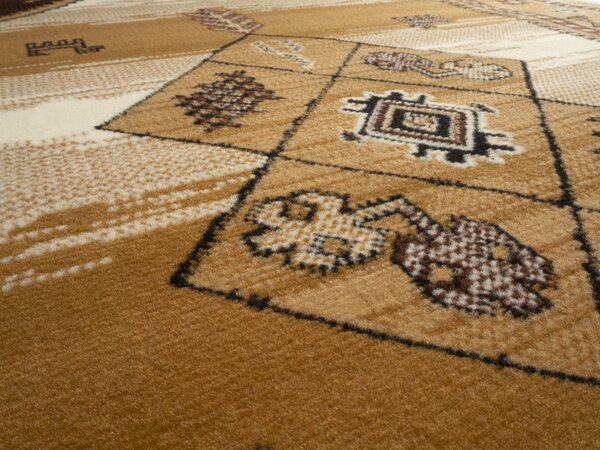 Alfa Carpets , Kusový koberec TEHERAN T-375 beige, 120x170, béžová, chodba / predsieň