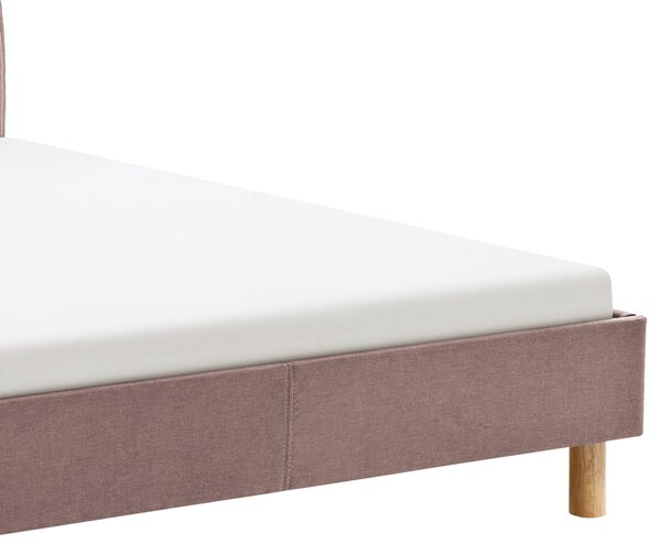 ČALÚNENÁ POSTEĽ, 140/200 cm staroružová Livetastic - Online Only spálne, Online Only
