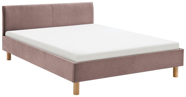 ČALÚNENÁ POSTEĽ, 140/200 cm staroružová Livetastic - Online Only spálne, Online Only