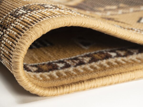 Alfa Carpets , Kusový koberec TEHERAN T-375 beige, 120x170, béžová, chodba / predsieň