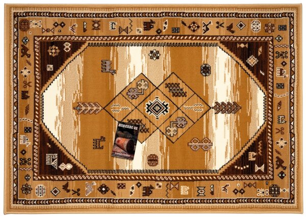 Alfa Carpets , Kusový koberec TEHERAN T-375 beige, 120x170, béžová, chodba / predsieň