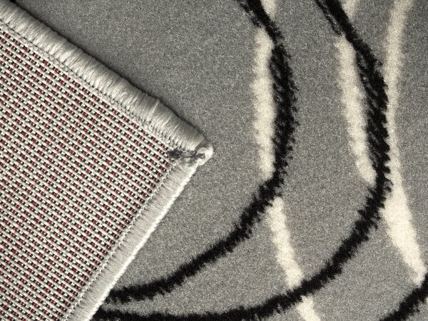 Alfa Carpets , Kusový koberec Circles grey, 120x170, šedá, chodba / predsieň