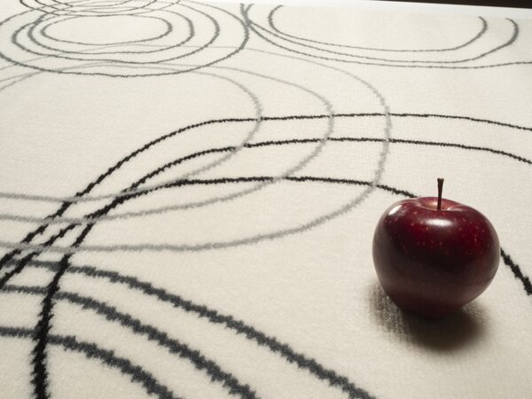 Alfa Carpets , TRHÁK: Kusový koberec Circles cream, 190x280, béžová, chodba / predsieň