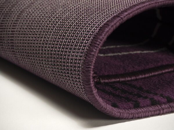Alfa Carpets , Kusový koberec Circles lila, 120x170, fialová, chodba / predsieň