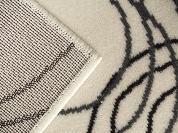 Alfa Carpets , TRHÁK: Kusový koberec Circles cream, 190x280, béžová, chodba / predsieň
