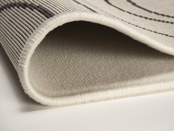 Alfa Carpets , TRHÁK: Kusový koberec Circles cream, 190x280, béžová, chodba / predsieň