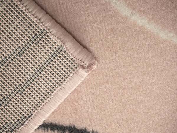 Alfa Carpets , Kusový koberec Circles powder pink, 120x170, ružová, chodba / predsieň