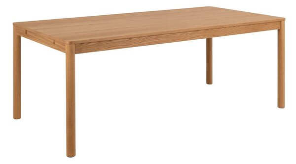 Rozkladací jedálenský stôl v dekore duba v prírodnej farbe 100x200 cm Atlantic – Actona