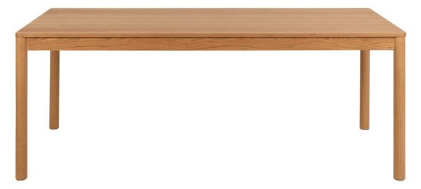 Rozkladací jedálenský stôl v dekore duba v prírodnej farbe 100x200 cm Atlantic – Actona