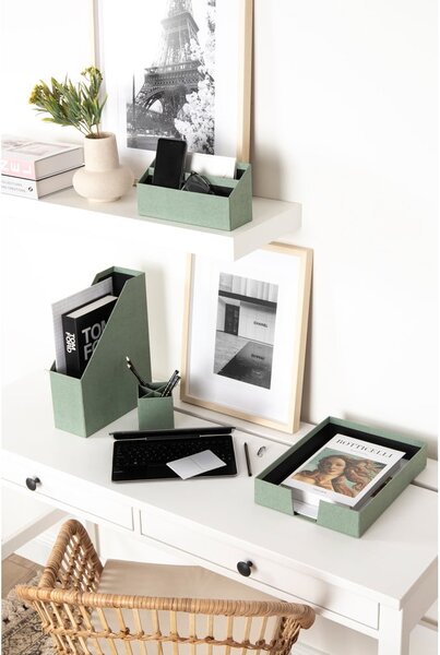 Kartónové organizéry v súprave 4 ks Hugo Canvas Paper Laminate – Bigso