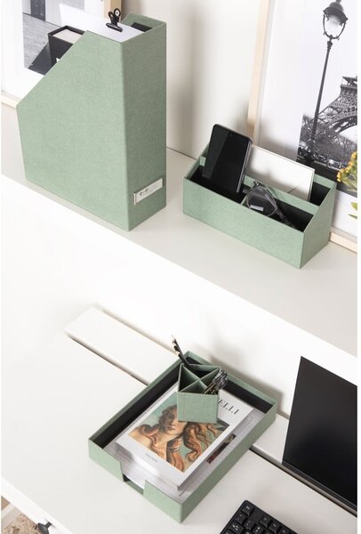 Kartónové organizéry v súprave 4 ks Hugo Canvas Paper Laminate – Bigso