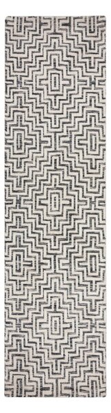 Sivý behúň 80x300 cm Rhett – Flair Rugs