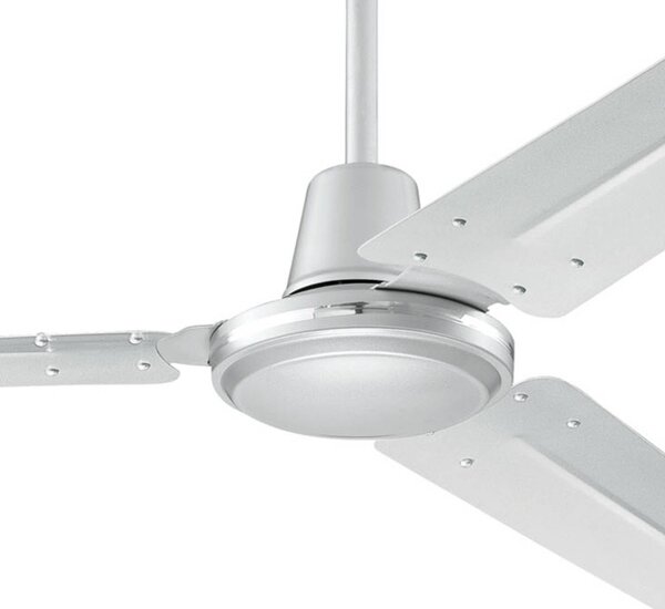 Westinghouse Stropný ventilátor Industrial, strieborný, tichý, 142 cm, Hliník / sivá / zinok, Obývacia izba / jedáleň, kov, Moderný
