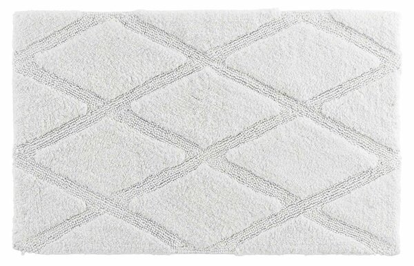 Biela kúpeľňová predložka 50x80 cm Thais – douceur d'intérieur